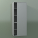 3d model Armario de pared con 1 puerta derecha (8CUCDDD01, Silver Grey C35, L 48, P 36, H 120 cm) - vista previa