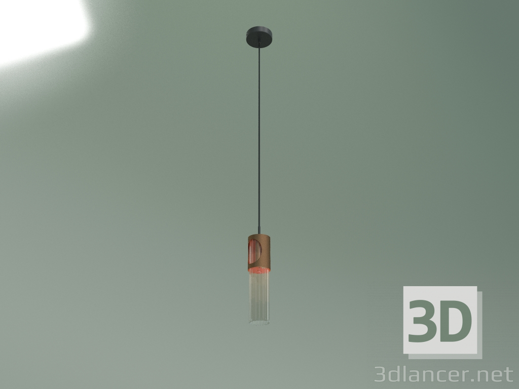 Modelo 3d Candeeiro suspenso Clip 50087-1 (preto-bronze) - preview