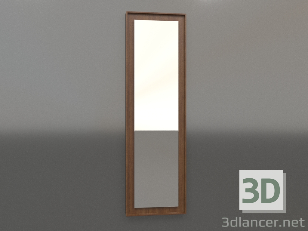 3d модель Дзеркало ZL 18 (450x1500, wood brown light) – превью