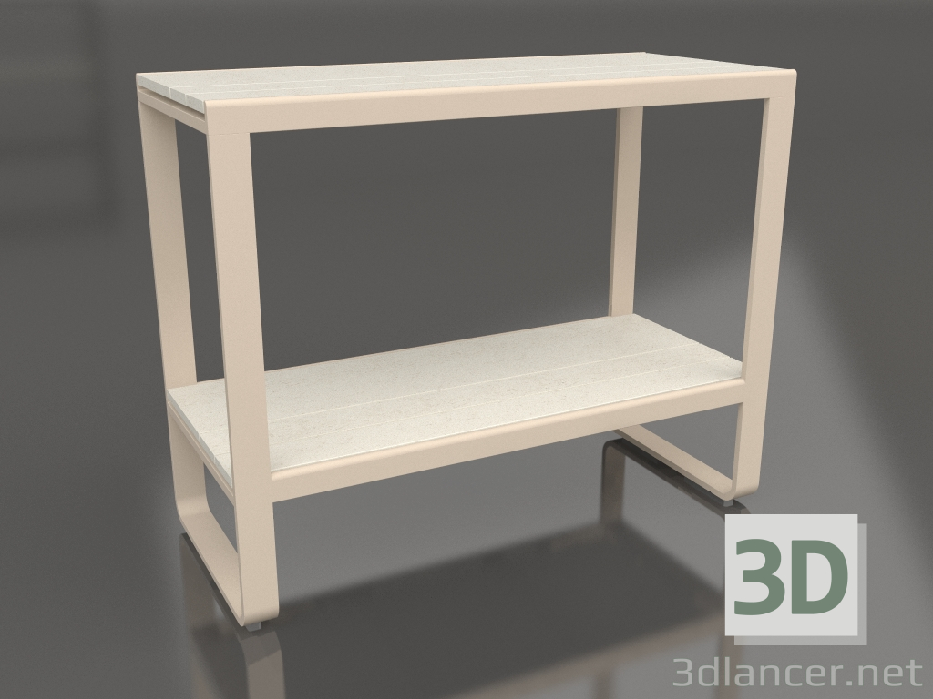 3d модель Стеллаж 90 (DEKTON Danae, Sand) – превью