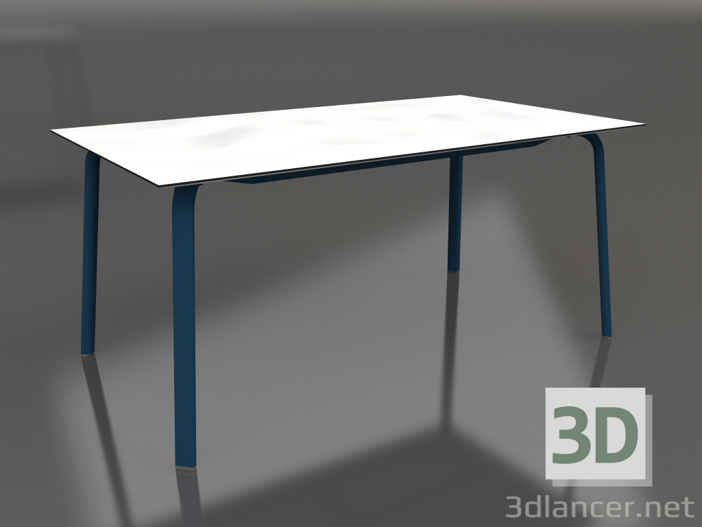 modèle 3D Table à manger 160 (Gris bleu) - preview