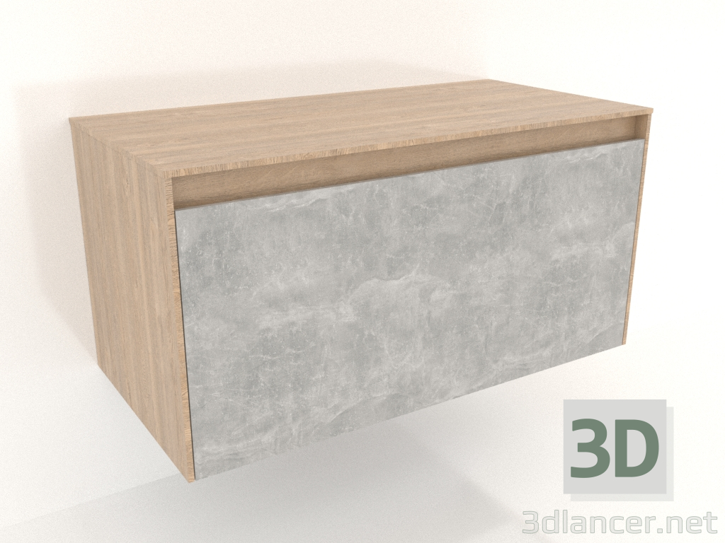 3d model Hanging cabinet 100 cm (MOB0110DB+MOB0710BS) - preview