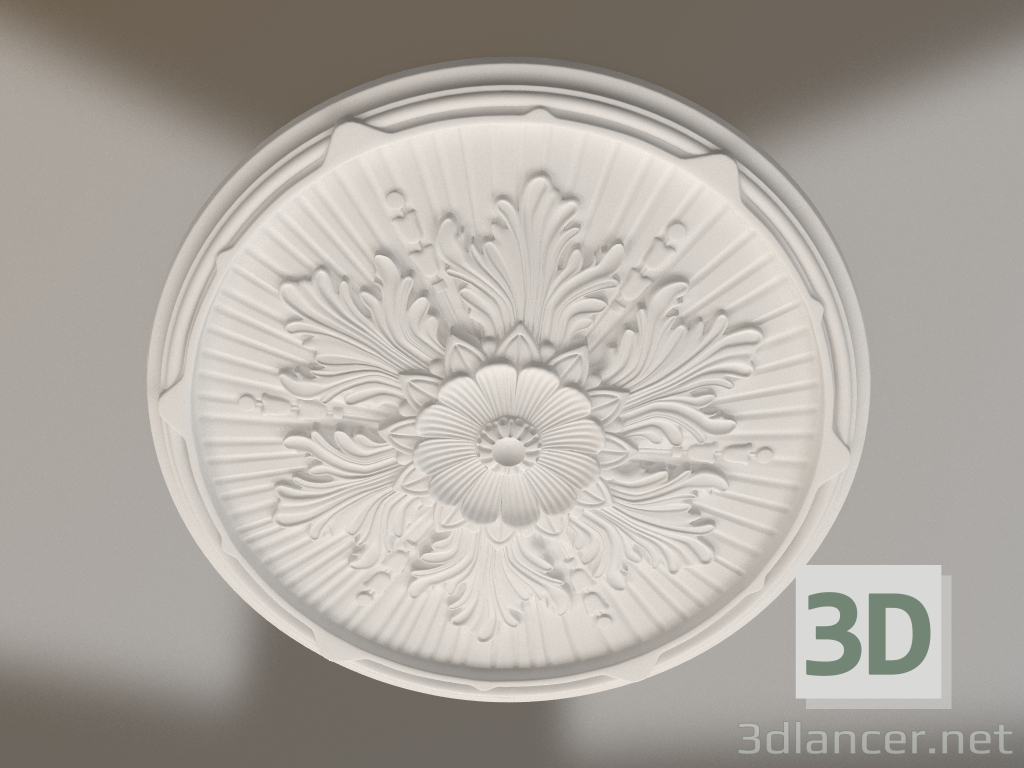 3d model Gypsum ceiling socket RP 061 D=530 - preview