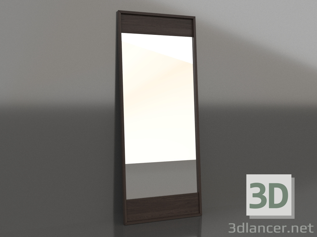 modèle 3D Miroir 2000x800 mm (frêne noyer) - preview