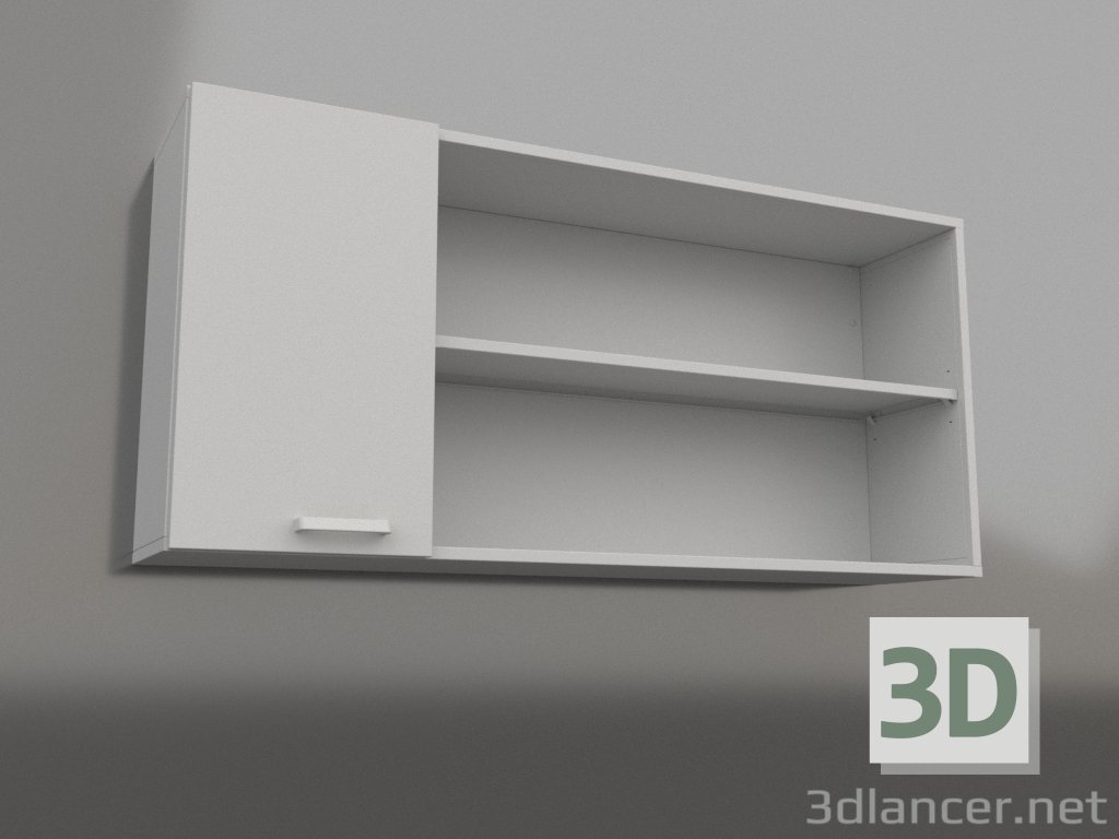 3d model Wall-mounted cabinet LK-1500 SHN - preview 3d model Wall-mounted cabinet LK-1500 SHN - preview