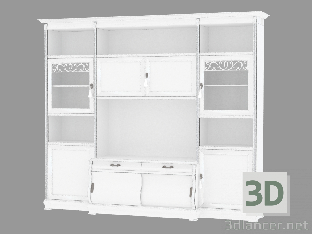 3d model Pared MD449 - vista previa