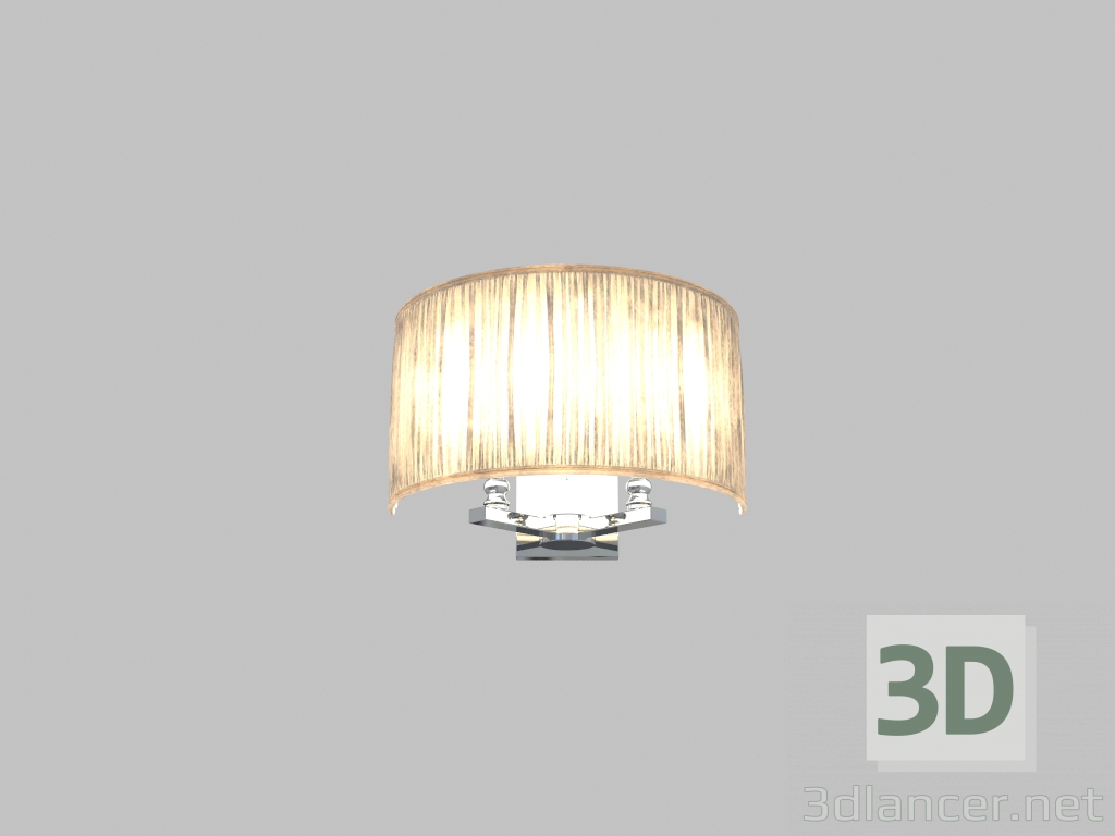 modello 3D Sconce (3122A nikel grigio) - anteprima