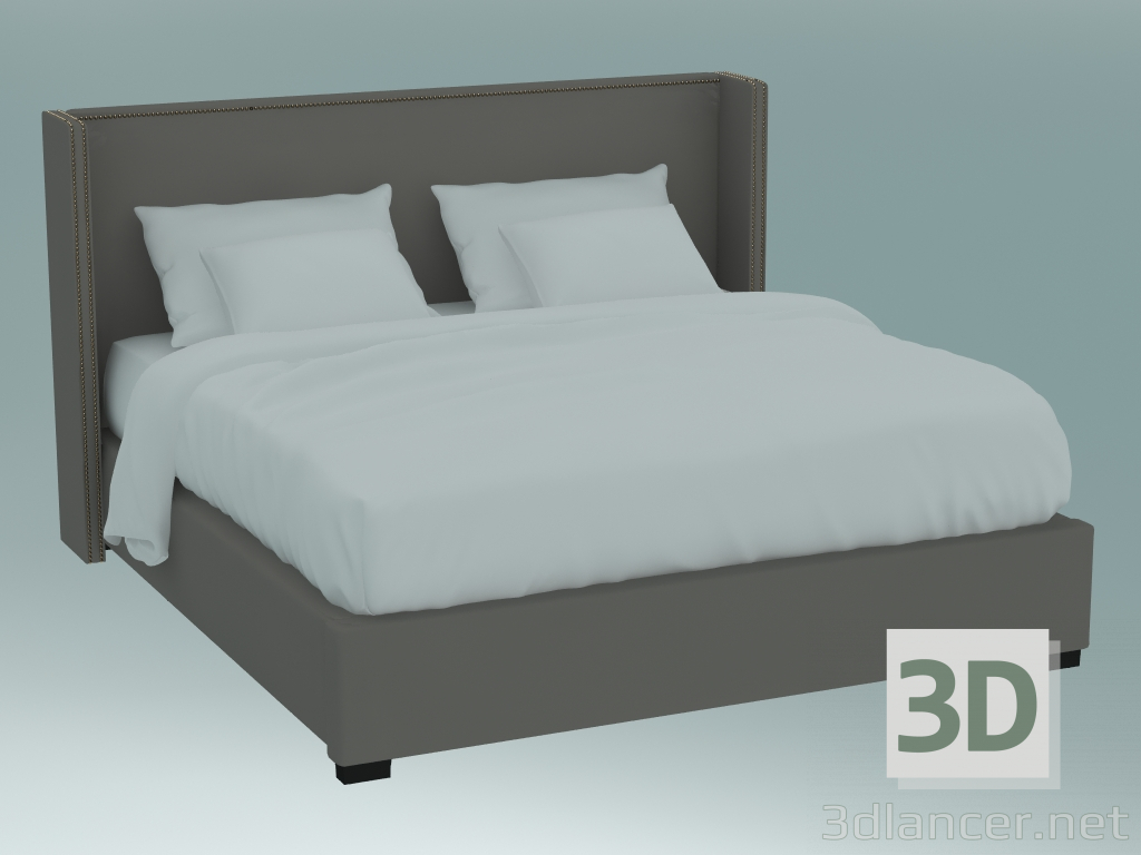 modello 3D Letto matrimoniale Jarrow - anteprima