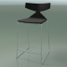 3d model Chair stackable bar 3712 (with pillow, Black, CRO) - preview