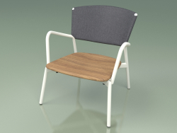 Chaise 027 (Métal Lait, Gris Batyline)