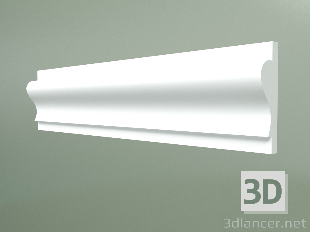 3d model Gypsum molding MT040 - preview