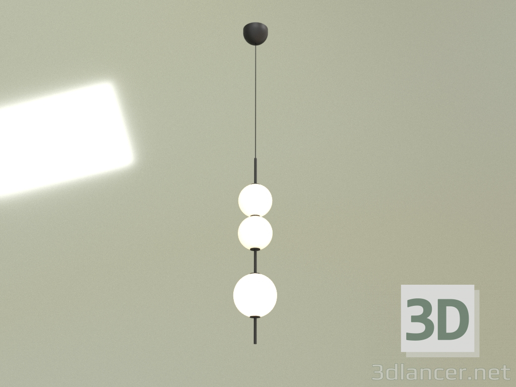 Modelo 3d Candeeiro suspenso CHYRO 3000K BK 10024 - preview