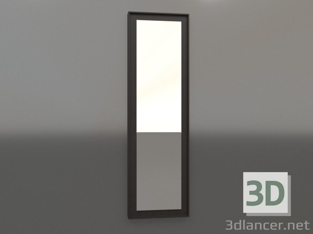 3d model Espejo ZL 18 (450x1500, marrón madera oscuro) - vista previa