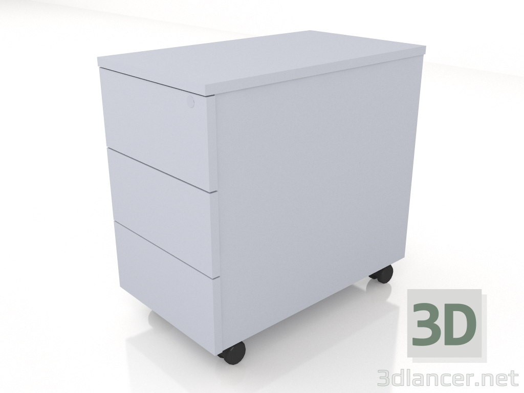 3d model Pedestal móvil sin asa KKT110 (348x600x586) - vista previa