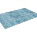 3d model Alfombra azul Muse 300x200 - vista previa