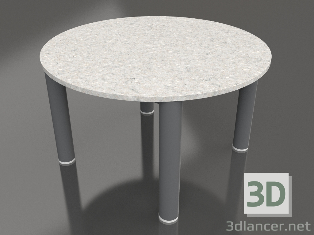 3D Modell Couchtisch D 60 (Anthrazit, DEKTON Sirocco) - Vorschau