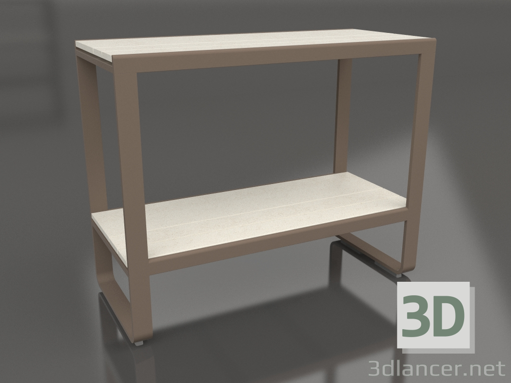 Modelo 3d Prateleira 90 (DEKTON Danae, Bronze) - preview