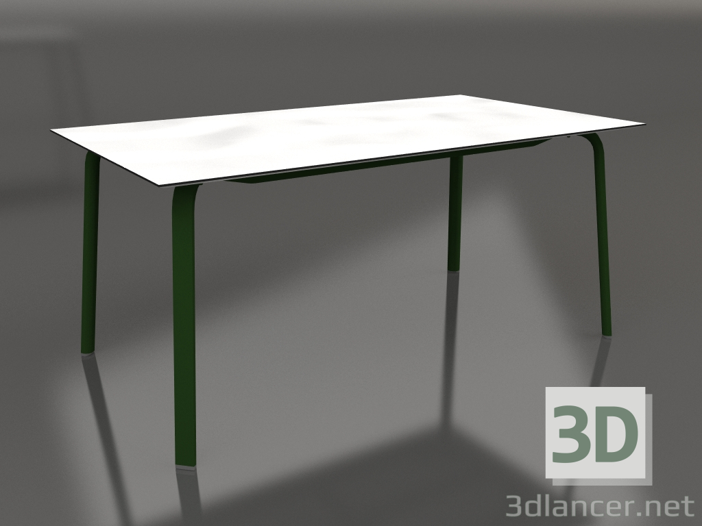 3d model Mesa de comedor 160 (Verde botella) - vista previa