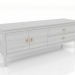 3D modeli TV dolabı 1 1500 mm (beyaz RAL 9010) - önizleme