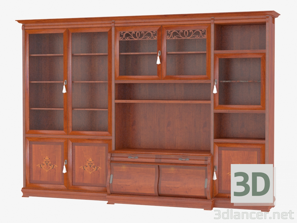 3d model Pared MD450 - vista previa