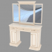 Modelo 3d Mesa de banho (1195x780x400) - preview