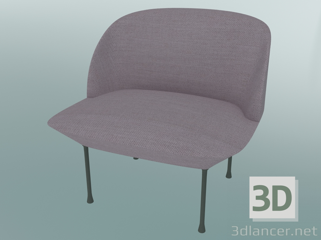 3d модель Крісло Oslo (Fiord 551, Light Grey) – превью