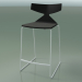 3d model Stackable Bar Stool 3712 (with cushion, Black, V12) - preview