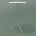 3d model Round table 5750 (H 103.5 - Ø59 cm, spread out, White, LU1) - preview