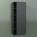 3d model Armario de pared con 1 puerta derecha (8CUCDDD01, Deep Nocturne C38, L 48, P 36, H 120 cm) - vista previa