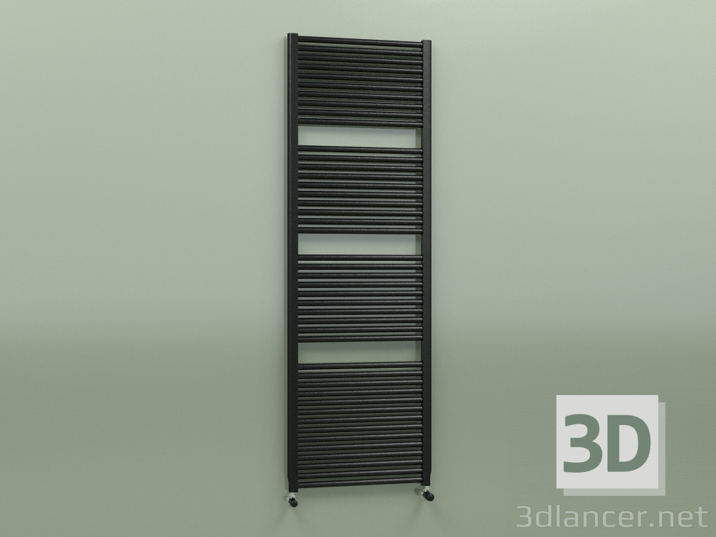 modello 3D Scaldasalviette NOVO (1808x600, Nero - RAL 9005) - anteprima