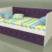 3d model Sofa bed for children with 2 drawers (Ametist) - preview