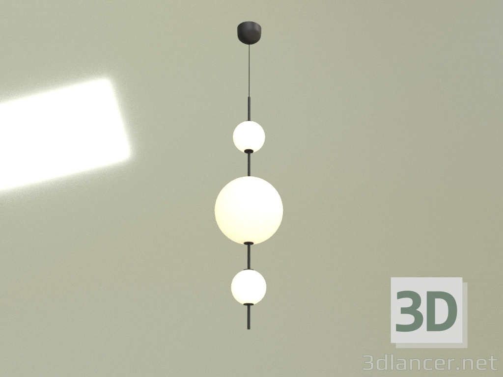 modello 3D Lampada a sospensione CHYRO 3000K BK 10025 - anteprima