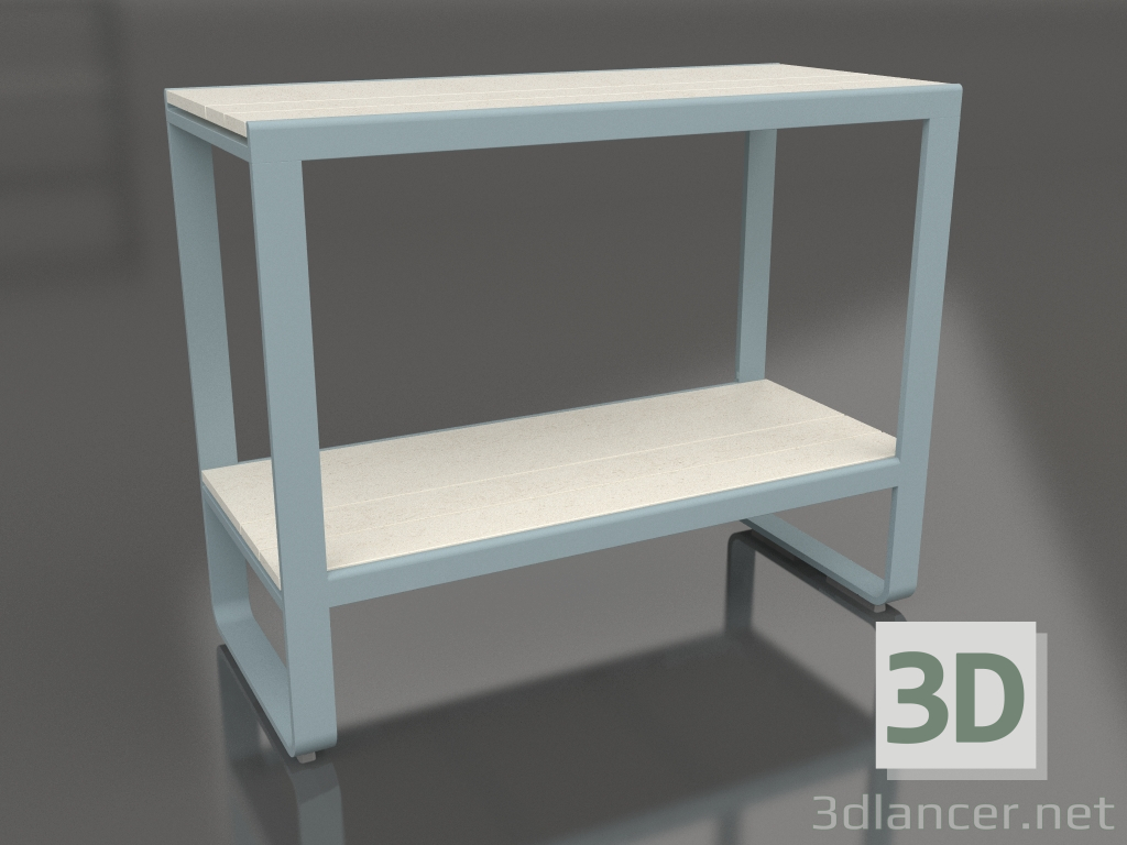 modèle 3D Etagère 90 (DEKTON Danae, Bleu gris) - preview