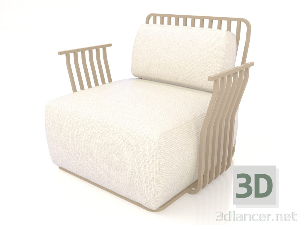 3d model Lounge chair (Sand) - preview