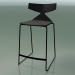 3d model Stackable Bar Stool 3712 (with cushion, Black, V39) - preview