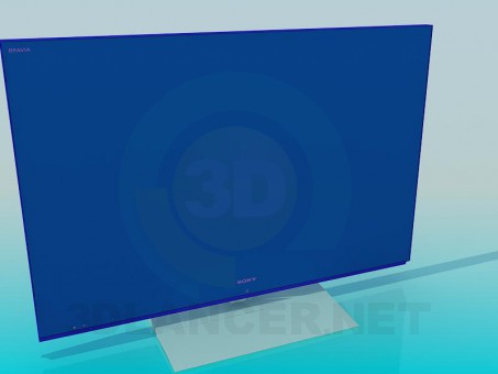 modello 3D TV - anteprima