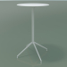 3d model Round table 5750 (H 103.5 - Ø59 cm, unfolded, White, V12) - preview