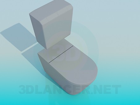 3d model Toilet Bowl - preview