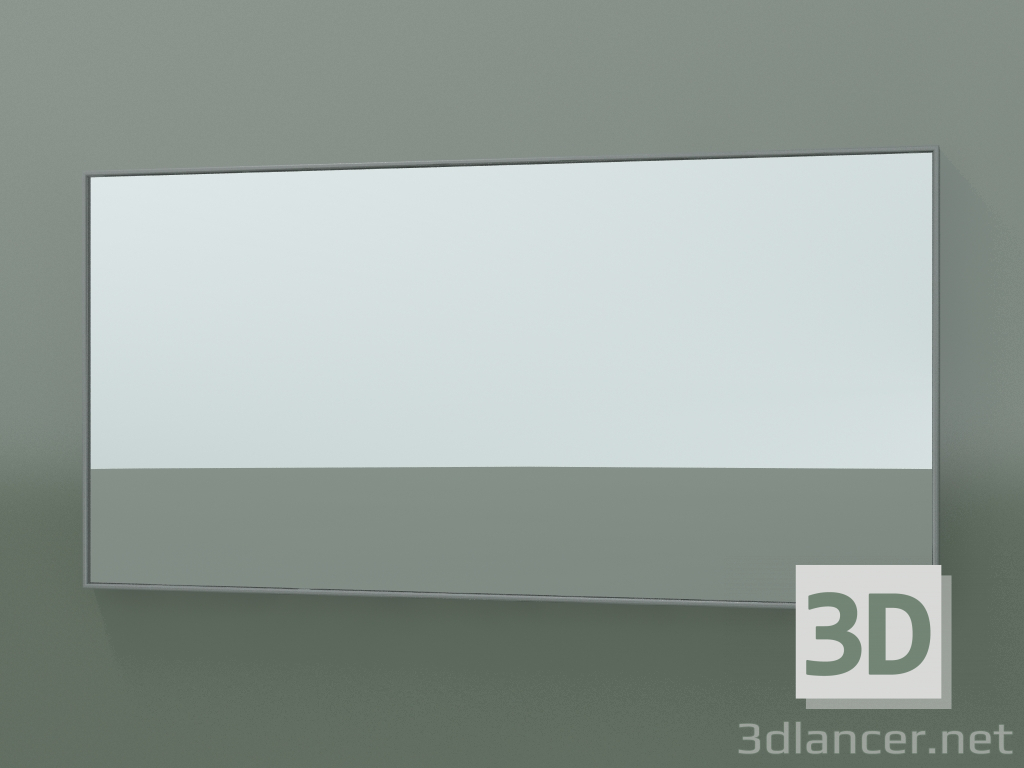 3d модель Дзеркало Rettangolo (8ATDB0001, Silver Gray C35, Н 48, L 96 cm) – превью