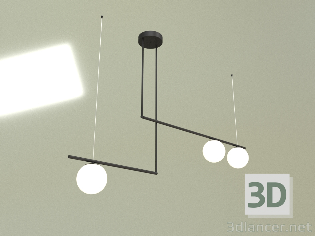 modèle 3D Lampe à suspension TUYAU 3 BK 16016 - preview