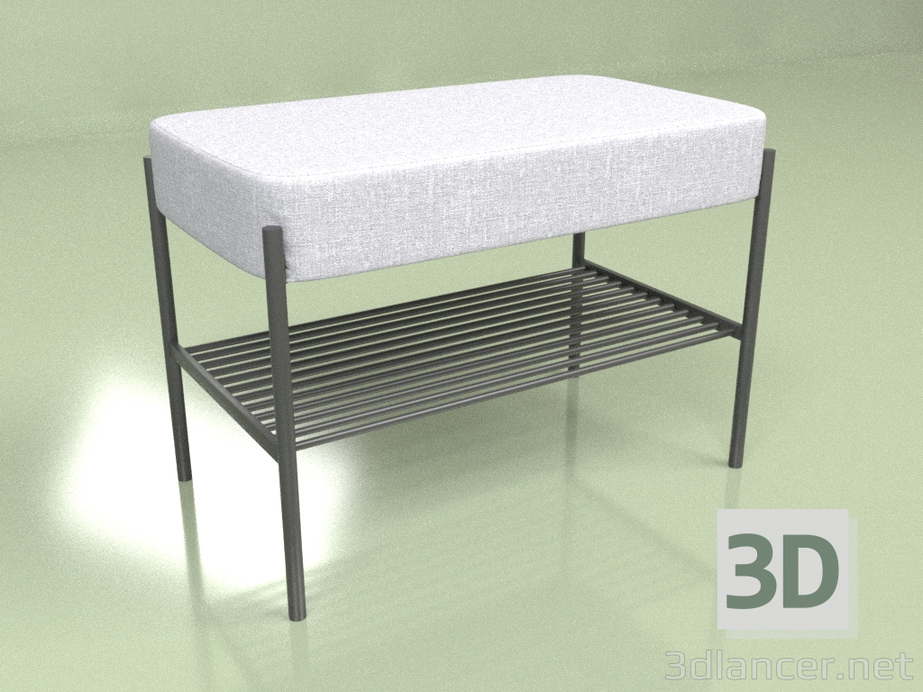 modello 3D Pouf con ripiano Taxta 3 - anteprima