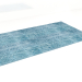 modello 3D Tappeto blu Muse 420x240 - anteprima