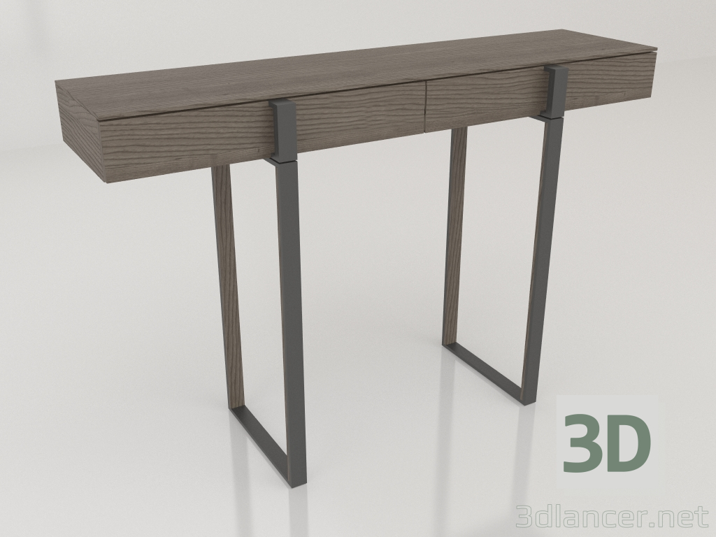 3d model Mesa consola (oscura) - vista previa