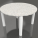 3d model Coffee table D 60 (White, DEKTON Sirocco) - preview