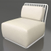 3d model Lounge chair (White) - preview