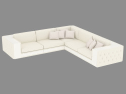 Leder Sofa Ecke Ashton