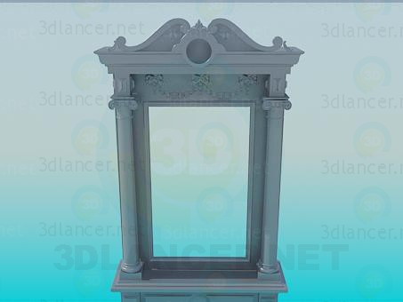 3d model Antique mirror - preview