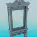 3d model Antique mirror - preview