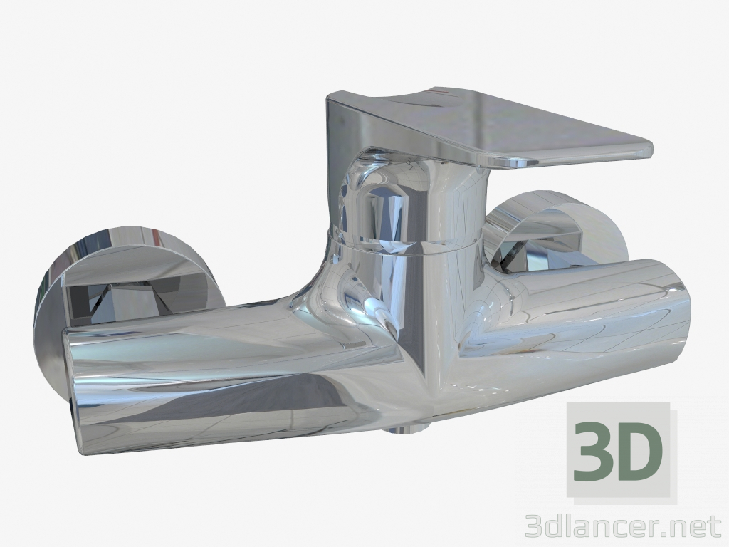 modello 3D Miscelatore per doccia senza set doccia Gardenia (BEG 040M) - anteprima