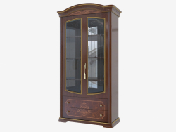 Vitrine de duas portas para livros com caixas (1131х2165х516)